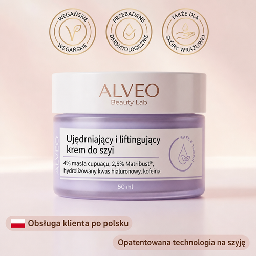 ALVEO - ujedrniajacy i liftingujacy krem do szyi