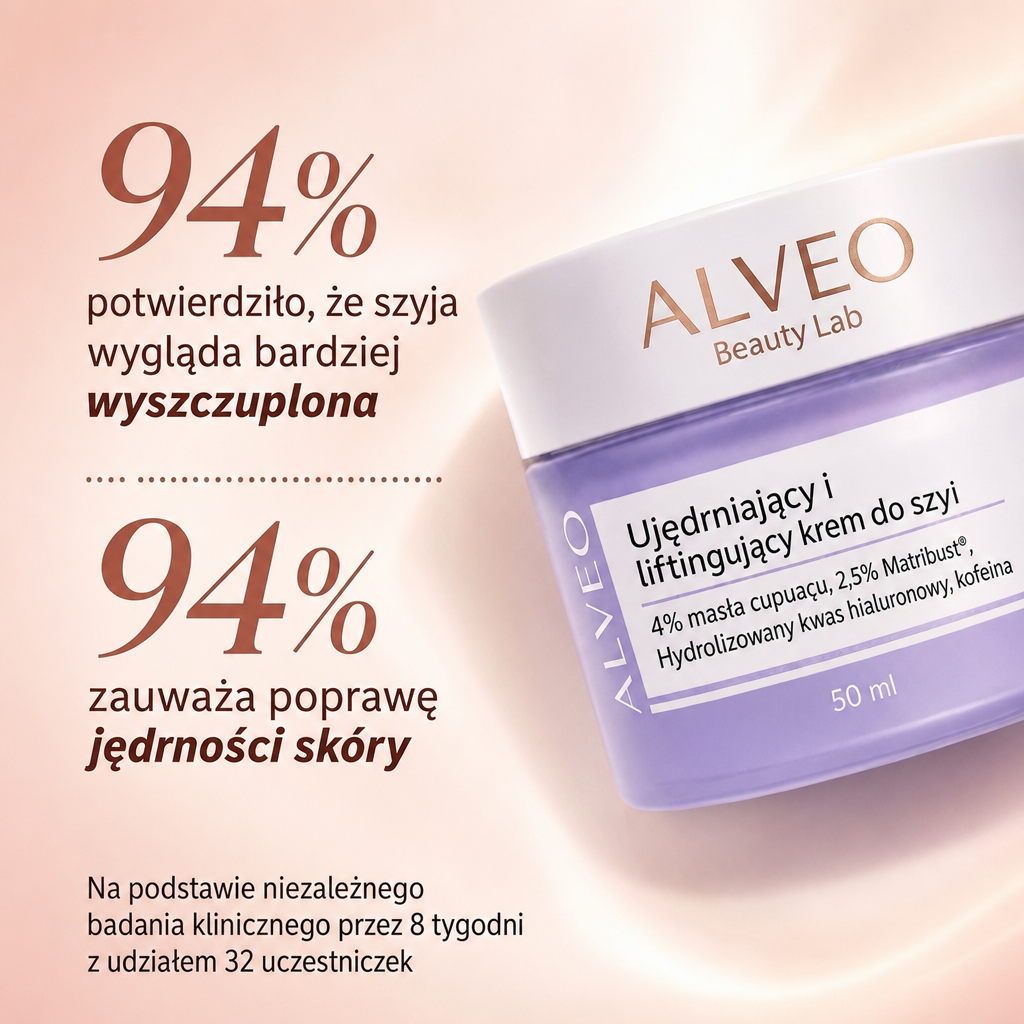 ALVEO - ujedrniajacy i liftingujacy krem do szyi